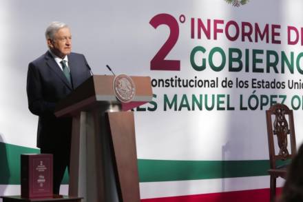 En Segundo Informe de Gobierno, presidente destaca 95 compromisos cumplidos; continuarán esfuerzos pese a imprevistos, asegura